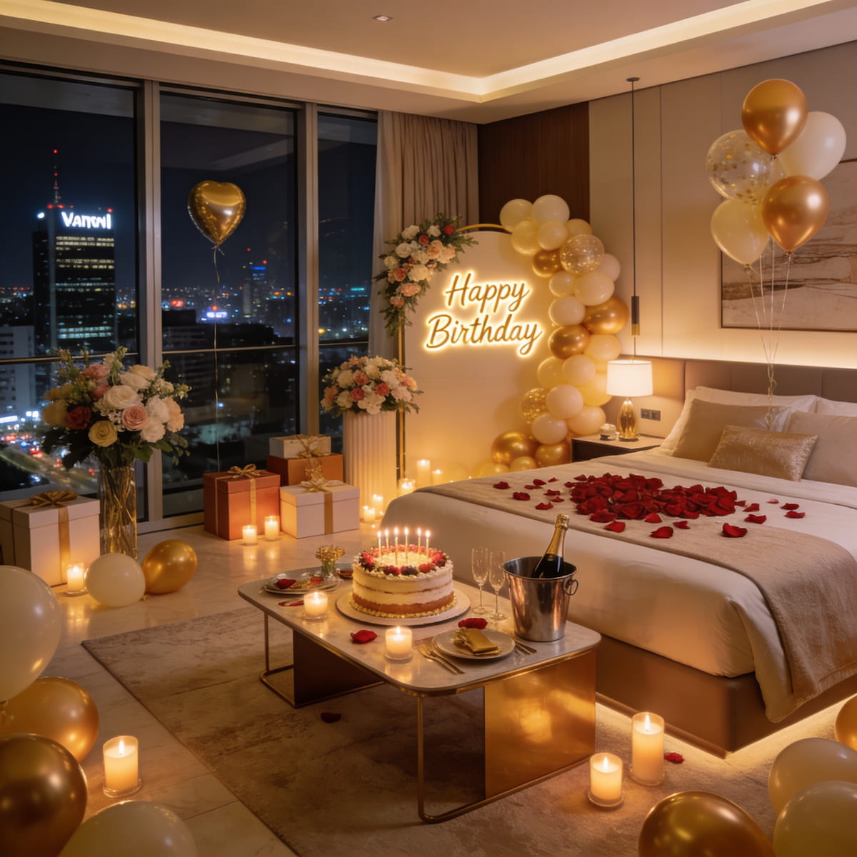 Romantic setup